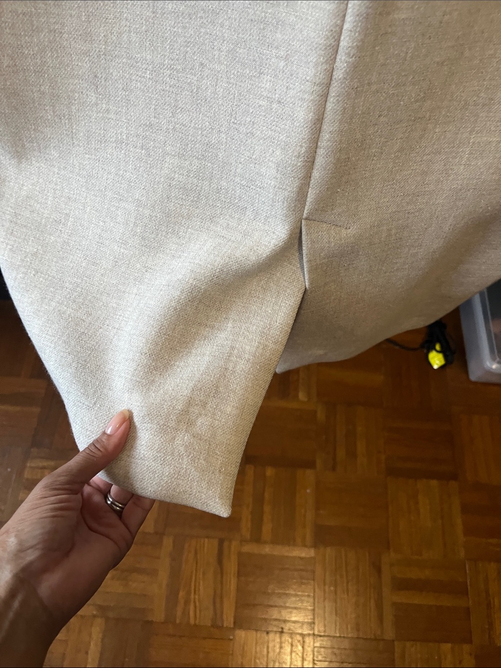 ZARA COTTON BLEND JACKET EUC SIZE XS - Picture 3 of 6